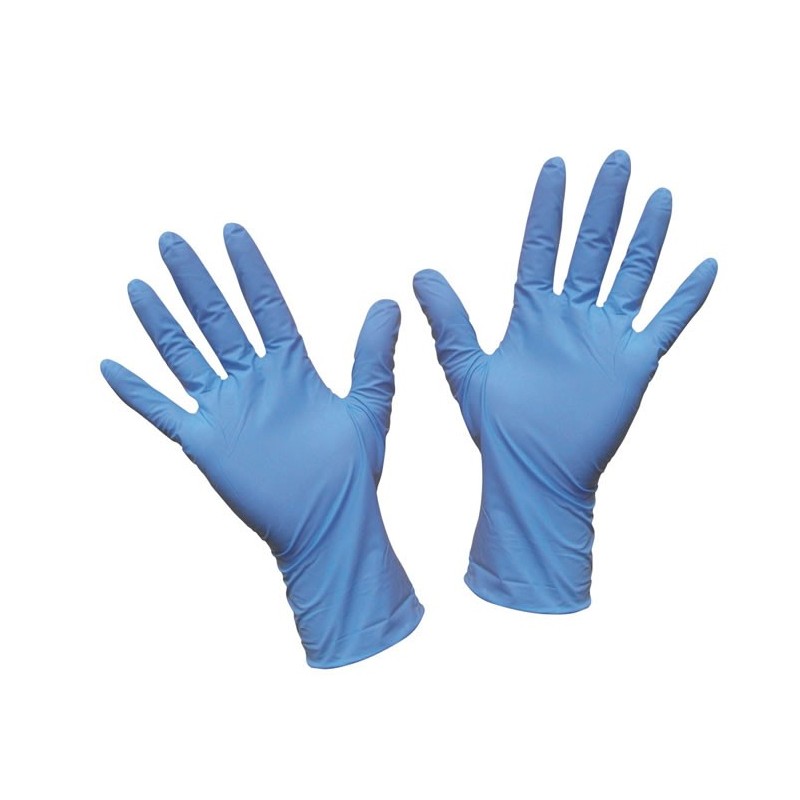 Guantes Nitrilo Baratos Azul Desechables Envío Gratis 24h