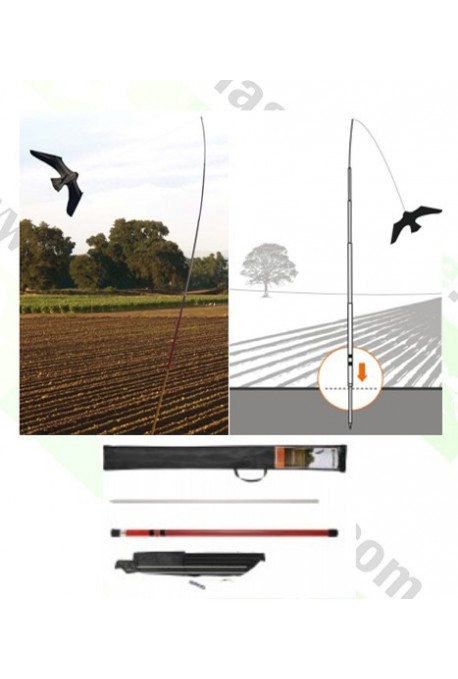 Ahuyentador de aves mástil cometa Espantapajaros