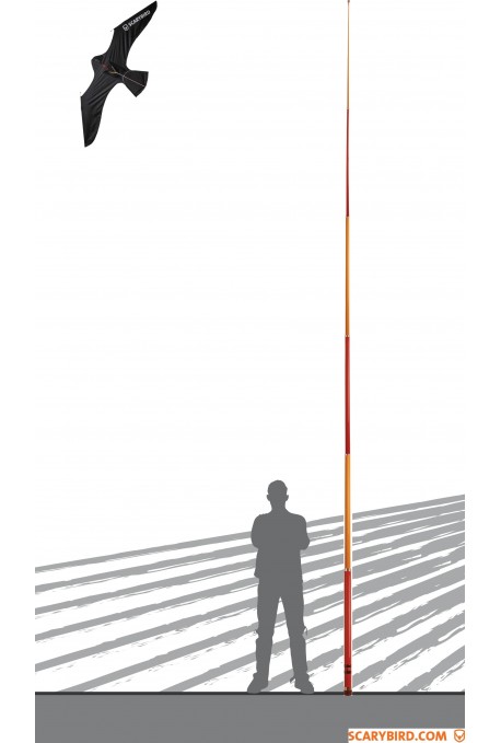 Ahuyentador de aves mástil cometa Espantapajaros