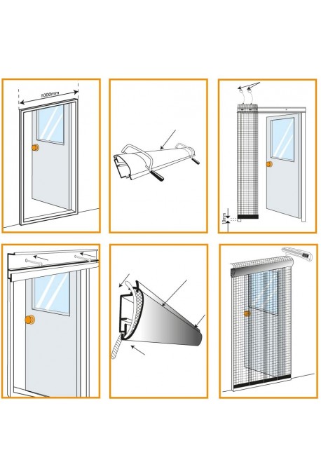 Cortina Anti Insectos para Puertas STV