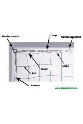 Grapas para Redes 2500 uds 2