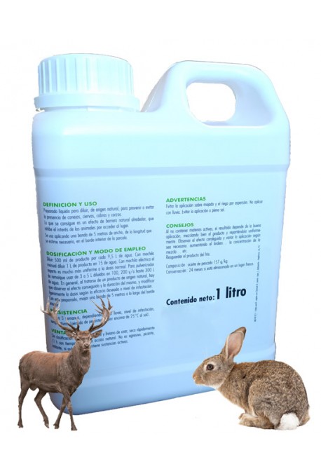 Repelente para Conejos y Cérvidos 1L AGM