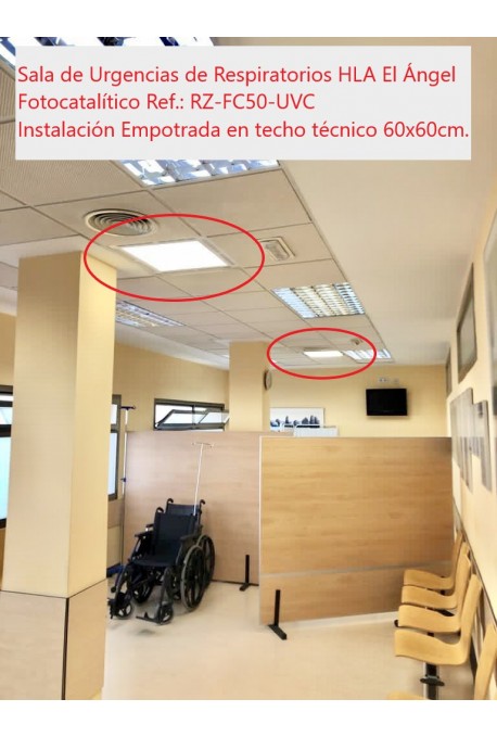 Panel LED Desinfectante