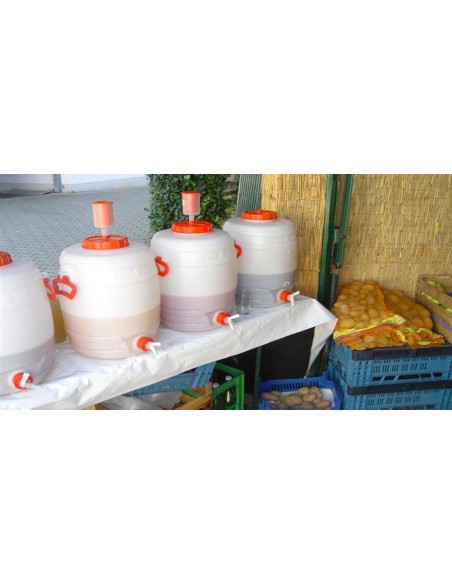 Barril redondo con Grifo