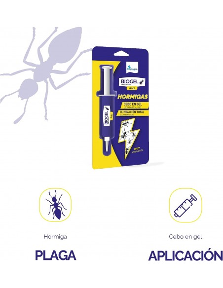 Gel Antihormigas Cebo Jeringuilla de 5gr | Envío Gratis 24h