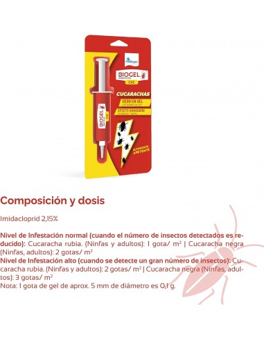 Pack 2 uds GEL CUCARACHAS 10GR BIO