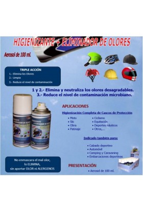 Anti Olores 100ml Zapatos,Cascos,Automovil PB 2
