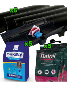 PACK TRATAMIENTO CONTRA RATAS Y RATONES RECOMENDADO