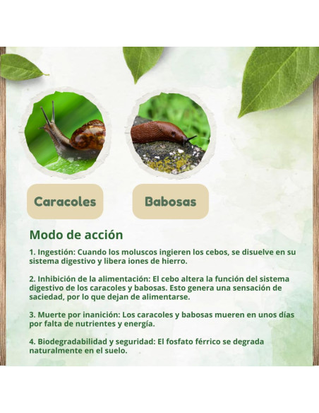 Antilimacos Biológico Caracoles Babosas 500gr