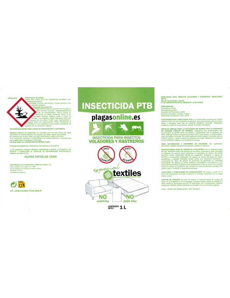 INSECTICIDA ANTI CHINCHES Y ANTIACAROS TEXTIL | TIENDA INSECTICIDA ANTI CHINCHES Y ANTIACAROS TEXTIL | TIENDA