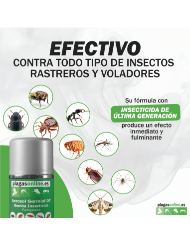Bomba Insecticida Humo - Elimina Pulgas Chinches Cucarachas