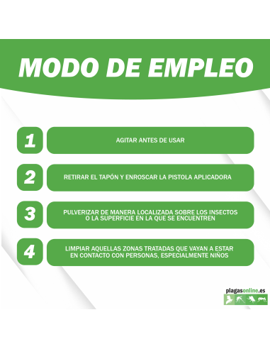 INSECTICIDA PARA TODO TIPO DE INSECTOS | Envío Gratis 24/48h