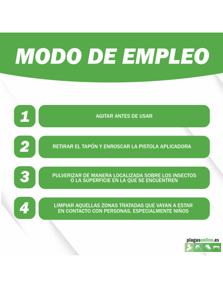 INSECTICIDA PARA TODO TIPO DE INSECTOS | Envío Gratis 24/48h
