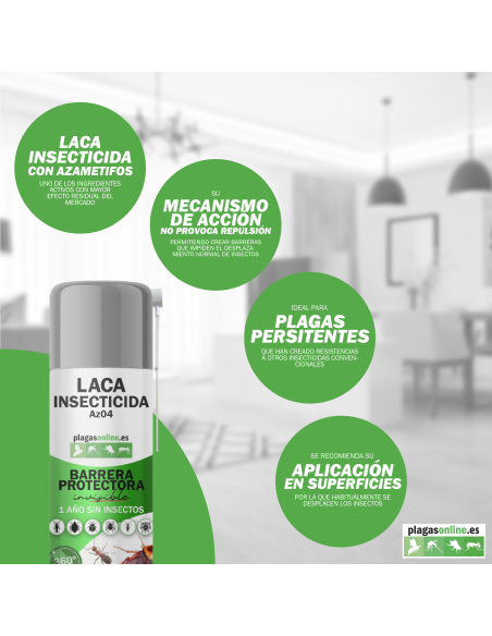 MATA CUCARACHAS Y HORMIGAS Laca Insecticida Hogar [TIENDA]