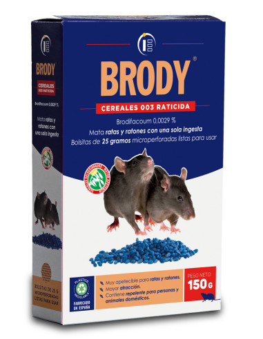 Veneno Ratas en Grano 150gr