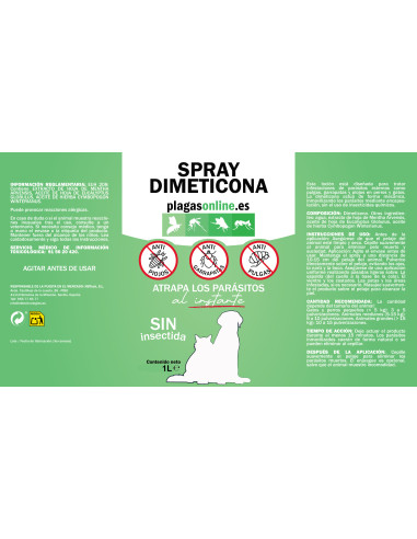 INSECTICIDA ORGÁNICO DIMETICONA / TIENDA