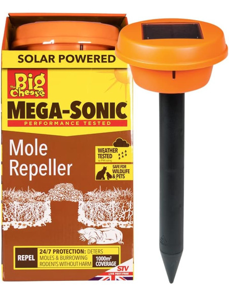 Repelente solar para topos