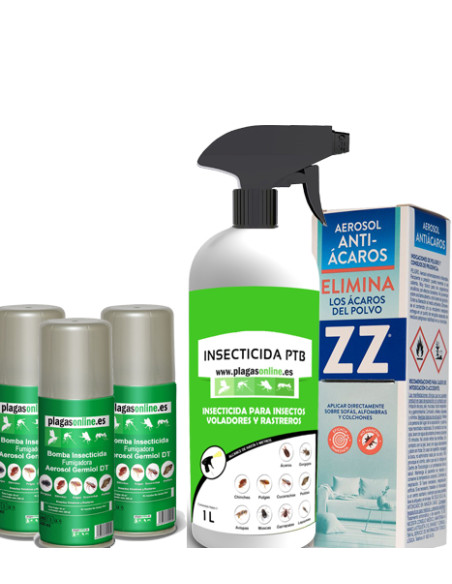PACK TRATAMIENTO ANTI ÁCAROS 1 HABITACIÓN