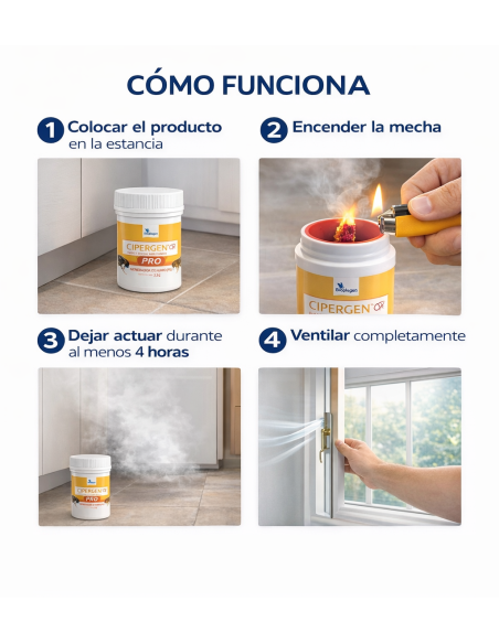 Humo Fumígeno Insecticida 【TIENDA】