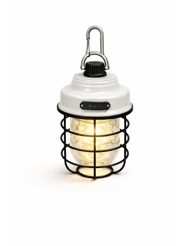 Lámpara Camping LED Recargable USB Vintage | Farol Portátil Exterior y Emergencias