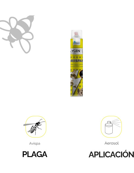 Insecticida avispas aerosol largo alcance 750ml -