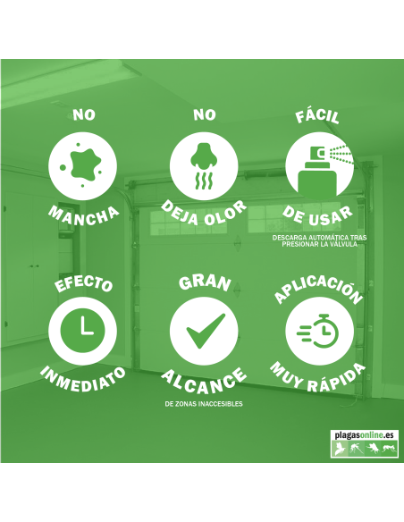 Bomba Insecticida Descarga Total 250 ml | Fumigador Automático