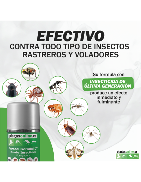Bomba Insecticida Descarga Total 250 ml | Fumigador Automático