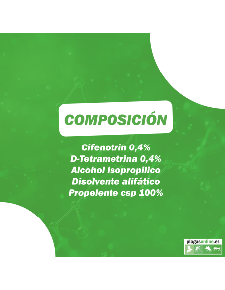 Bomba Insecticida Descarga Total 250 ml | Fumigador Automático