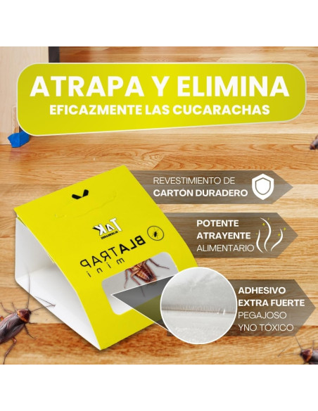 Trampa Cucarachas e Insectos Rastreros divisible 5 uds