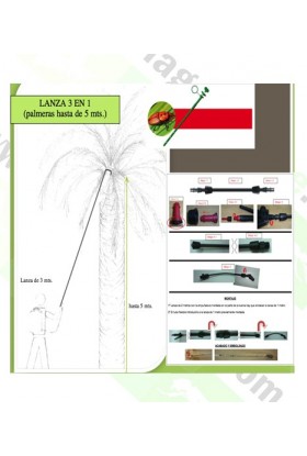 Lanza pulverización 3 en 1 SOS