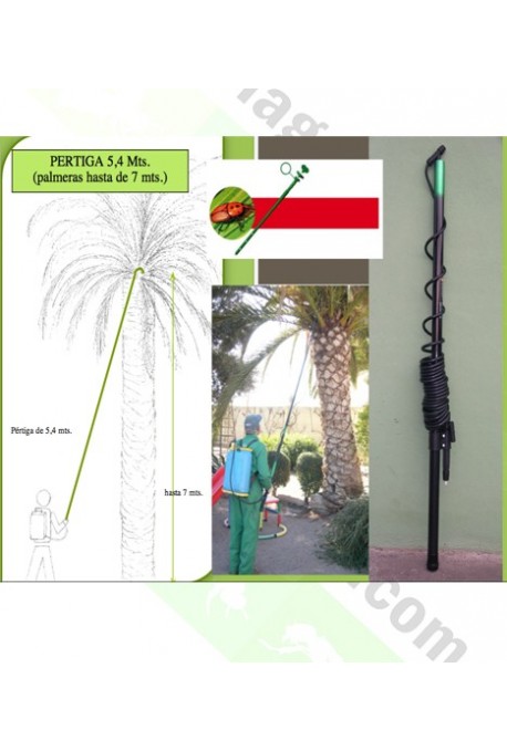 Lanza pulverización telescópica 5,4 mts